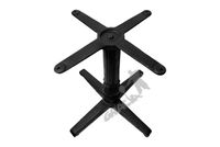 NOGA STOŁU P01 - NISKA Z KRZYŻAKIEM CZTERY ŁAPKI GŁADKIE PODSTAWA STÓŁ ŻELIWNA