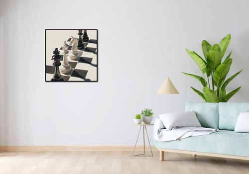 Plakat 70x70cm Szach i Mat na Arena.pl