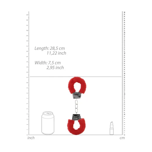 shots ouch! kajdanki furry z miękkim futerkiem czarne uniwersalne na Arena.pl