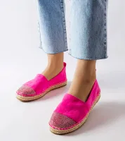 Rózowe espadryle na platformie Magali 36