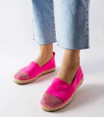 Rózowe espadryle na platformie Magali 36
