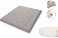 Materac z lateksem 180x200 - Pascall Futon Slim Latex - Szary