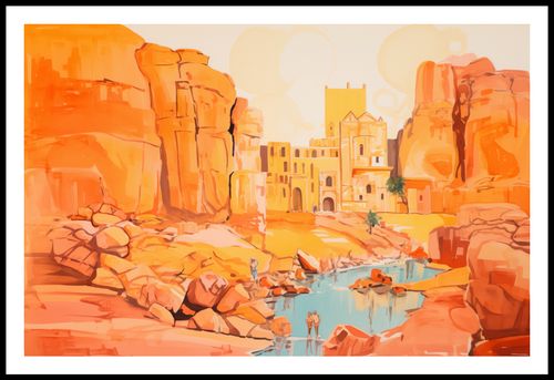 Plakat 86,4x56,8cm Ruiny pod Słońcem na Arena.pl