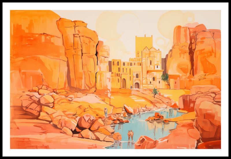 Plakat 86,4x56,8cm Ruiny pod Słońcem zdjęcie 3