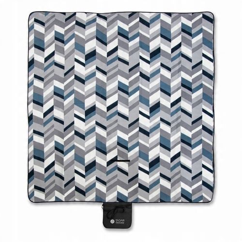 MATA KOC PIKNIKOWY Z TERMO IZOLACJA 200X200CM SZARO GRANATOWY na Arena.pl