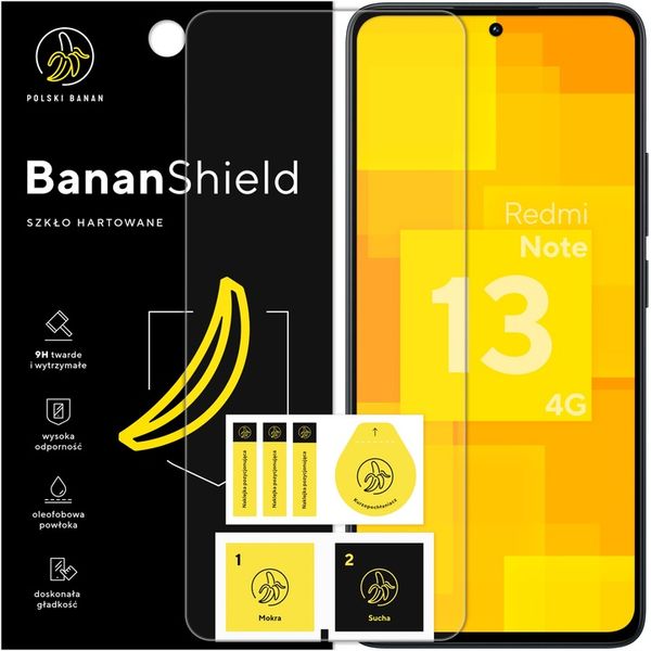 Szkło hartowane 9H BananShield do Xiaomi Redmi Note 13 4G zdjęcie 1