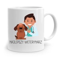 Kubek Dla Weterynarza Najlepszy Weterynarz Prezent Z Nadrukiem Ze Zdjęciem