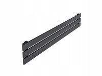 Grzejnik pokojowy poziomy BELLOSLIM 22x100 czarnyS