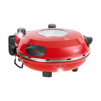 Piec do pizzy Teesa Supreme+ okienko 2 łopatki 405°C kamień 1200W
