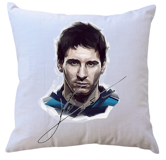 Poduszka Lionel Messi z autografem zdjęcie 1