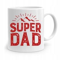 Kubek Na Dzień Ojca Dla Taty Super Dad Prezent Z Nadrukiem Ze Zdjęciem