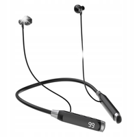 Słuchawki bezprzewodowe U5 Max Bluetooth z pałąkiem na szyję - czarne