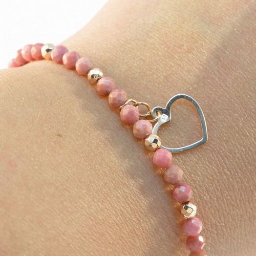 "Bransoletka RODONIT HEMATYT 925" na Arena.pl