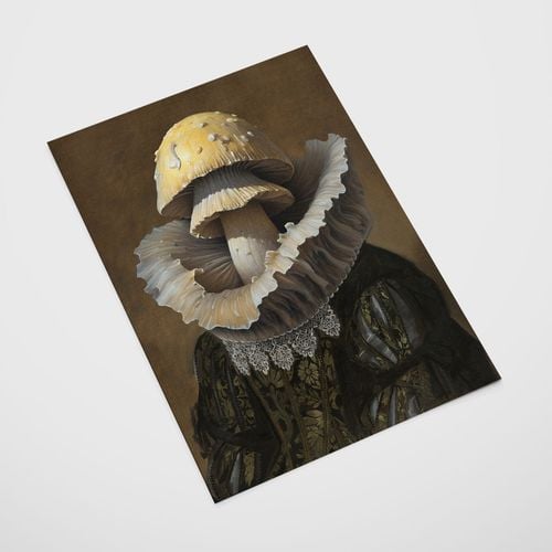 Plakat portret grzyb 61x91 cm na Arena.pl