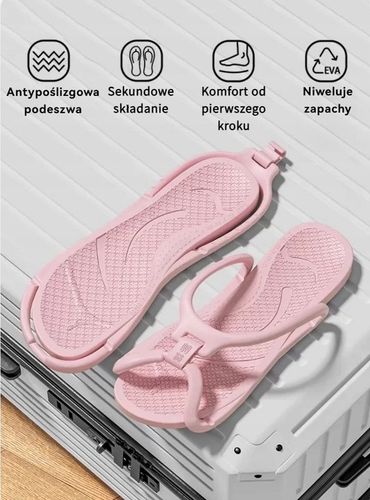 Klapki Męskie Japonki na Basen Plażę Składane Podróżne do Hotelu R.29 na Arena.pl