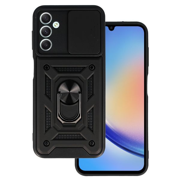 Slide Camera Armor Case do Samsung Galaxy A14 4G/5G Czarny zdjęcie 1