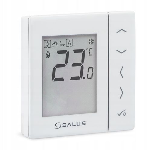 SALUS VS35W PRZEWODOWY REGULATOR TEMPERATURY DOBOWY PODTYNKOWY BIAŁY na Arena.pl