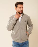 Sweter męski bawełniany szary Platon Rozmiar - XXL