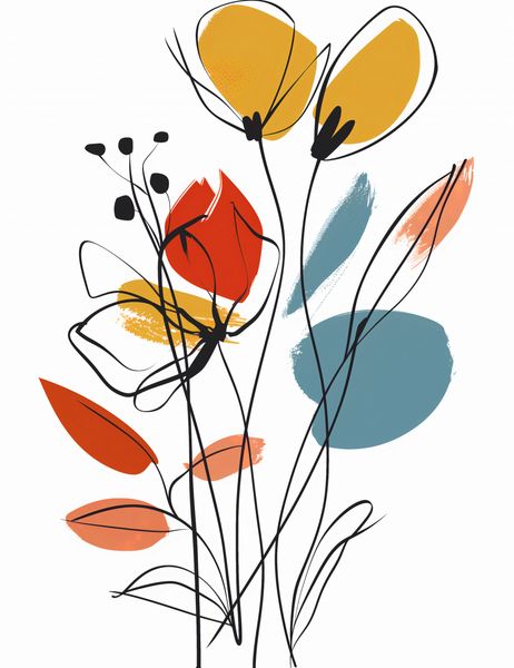 Plakat 50x65cm Ogród przy Lecie zdjęcie 1