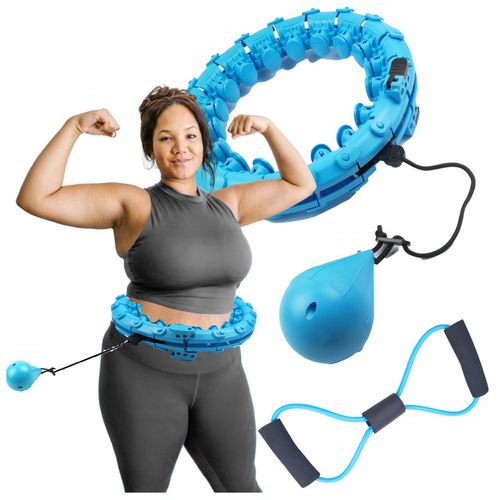 Zestaw Hula Hop Odchudzające z Wypustkami XXL PLUS SIZE 145cm w TALI GRATIS na Arena.pl