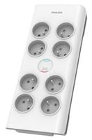 Przedłużacz listwa antyprzepięciowa Philips 2 m 8 gniazd biały