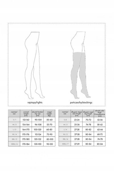 Pończochy samonośne, czarne rozmiar 4 zdjęcie 4
