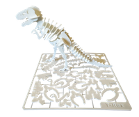 Szkielet T-Rexa Puzzle Przestrzenne Kit Card