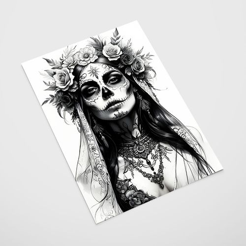 Plakat zombie portret 61x91 cm na Arena.pl