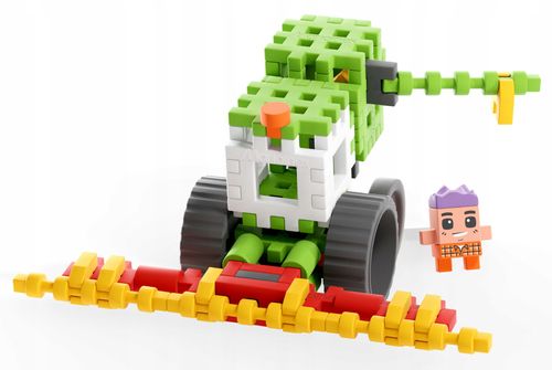Marioinex klocki WAFFLE mini FARMER - Kombajn, 60 elementów na Arena.pl