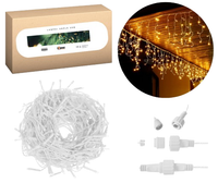 Lampki sople 20m barwa ciepła