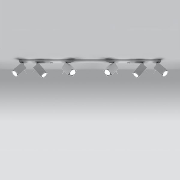 Plafon MERIDA 6L biały zdjęcie 3