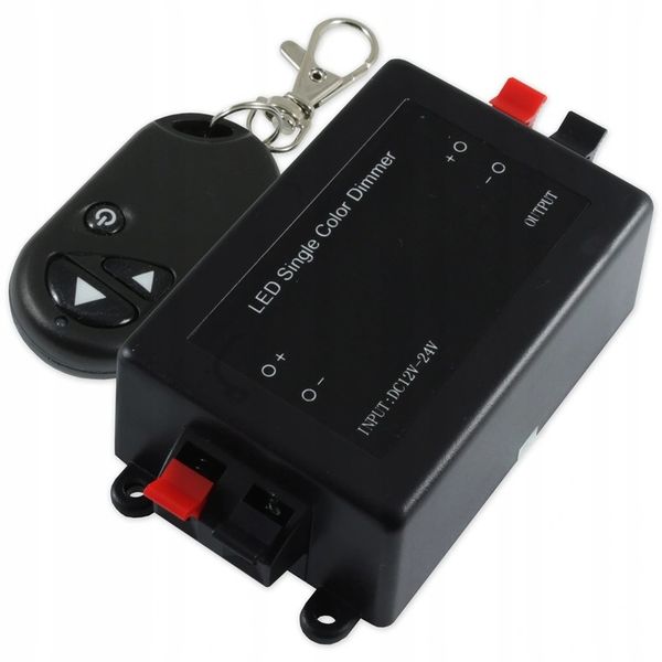STEROWNIK ŚCIEMNIACZ do taśm LED 12V RADIOWY PILOT zdjęcie 1