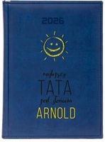 KALENDARZ A6 2026 TYGODNNIOWY PLANER prezent dla TATY nadruk z imieniem