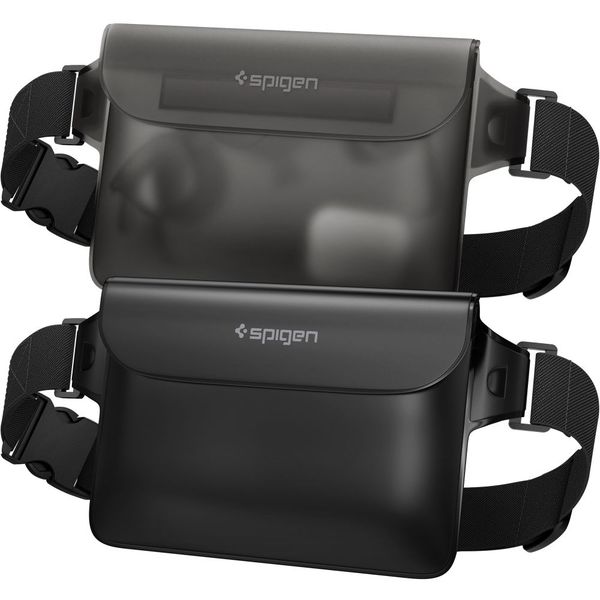 SPIGEN A620 UNIVERSAL WATERPROOF WAIST BAG 2-PACK BLACK zdjęcie 1