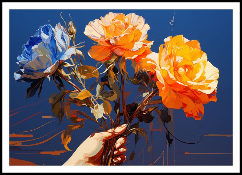 Plakat 100x70cm Żywy Uścisk zdjęcie 3
