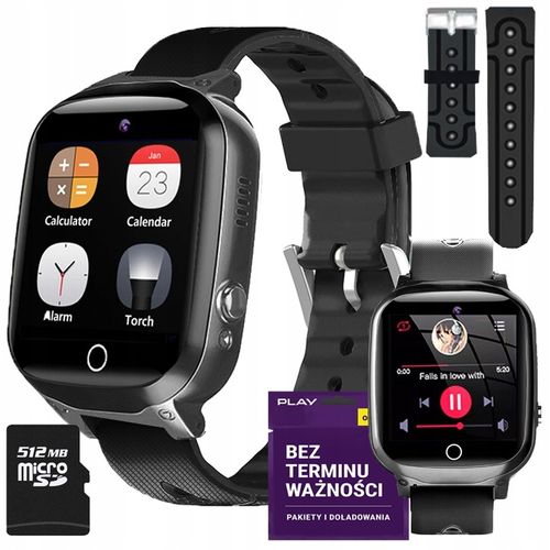 Smartwatch Zegarek Dla Dzieci SIM Aparat Telefon Gry Odtwarzacz Muzyki na Arena.pl