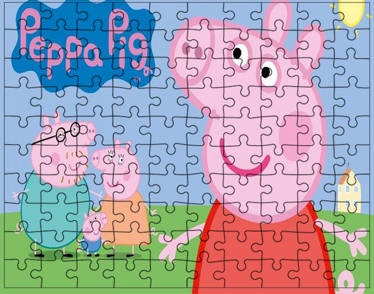 Puzzle Świnka Peppa zdjęcie 1