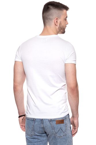 WRANGLER RINGER TEE WHITE W7B63FK12 S na Arena.pl