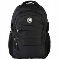 DUŻY PLECAK MŁODZIEŻOWY MĘSKI TURYSTYCZNY CZARNY SZKOLNY POJEMNOŚĆ 30L