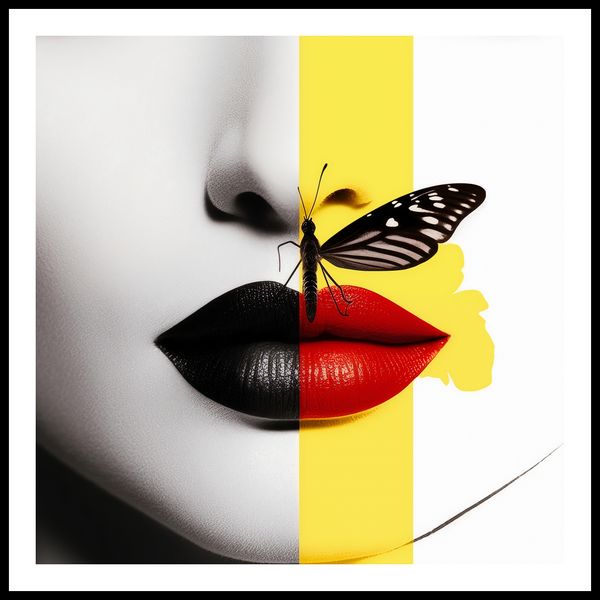 Plakat 60x60cm Motyla Piękność zdjęcie 3