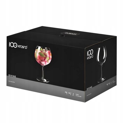 Kieliszki typu baloon Gin&Tonic DIVINE KROSNO 670ml duże do aperola na Arena.pl