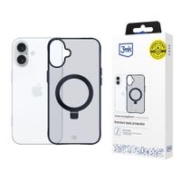 Etui z MagSafe na Apple iPhone 16 - 3mk Smoke Case Mag&Stand