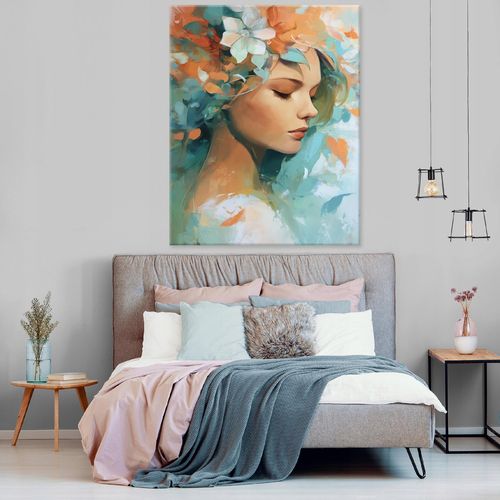 Obraz Na Płótnie Do Sypialni Salonu Kobieta 80x120 na Arena.pl