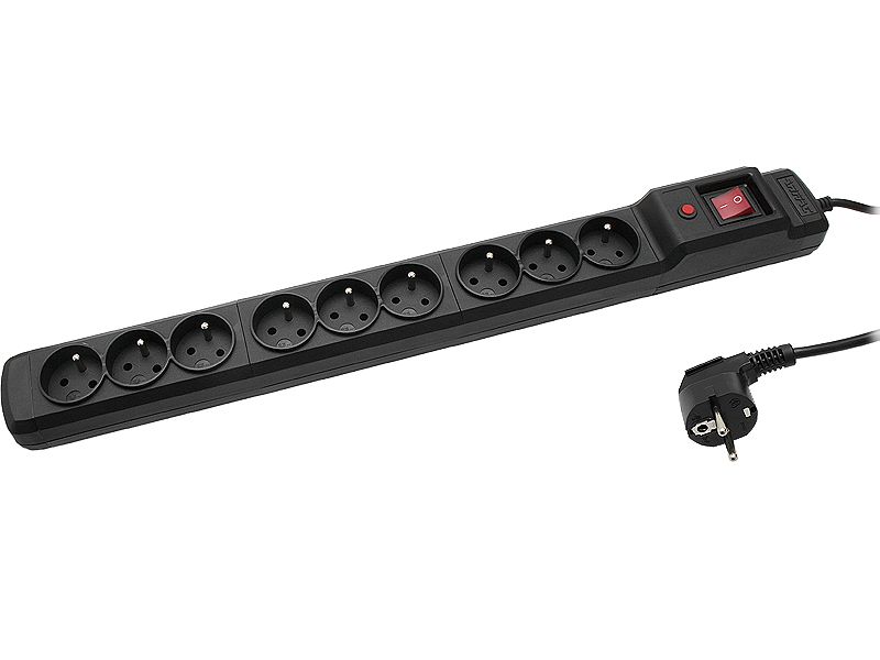 Filtr sieciowy 3m  M9 czarny zdjęcie 1