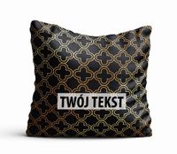Poduszka Dekoracyjna GEOMETRYCZNA  z Twoim napisem G39