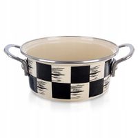 Garnek EMALIOWANY do gotowania tradycyjny na gaz indukcję 18 cm 1,5L