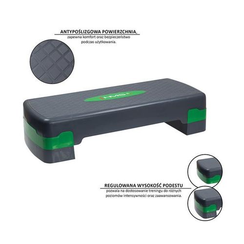 AS003 GREEN/GRAY STEP DO AEROBIKU HMS na Arena.pl