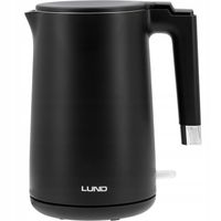 LUND CZAJNIK ELEKTRYCZNY 1,5L CZARNY CHŁODNY DOTYK OBROTOWA PODSTAWA