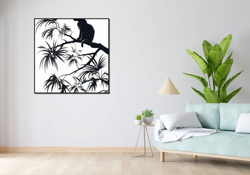 Plakat 100x100cm Na Gałęzi zdjęcie 4