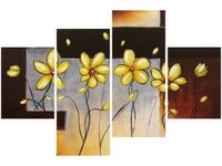 140CM 70 OBRAZ WZROST KWIATKÓW ŚCIENNY